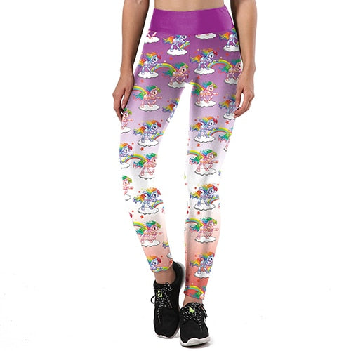 Gradient Unicorn Leggings